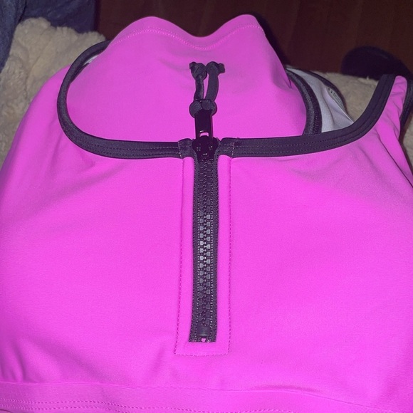 Sports Illustrated Tankini Swimsuit Zipper Top Size Small NWT - Picture 6 of 7